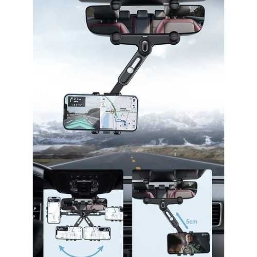 Uchwyt samochodowy na telefon na lusterko wsteczne