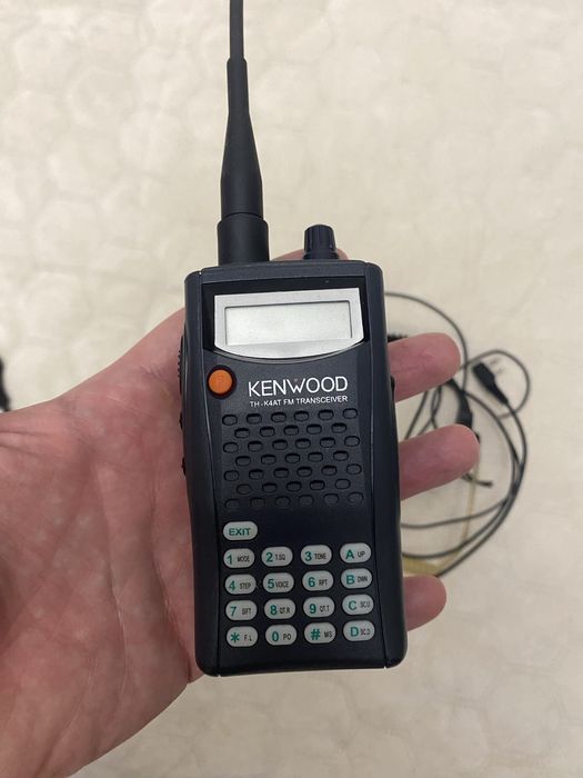 Рация Kenwood + гарнитура на голосовые связки