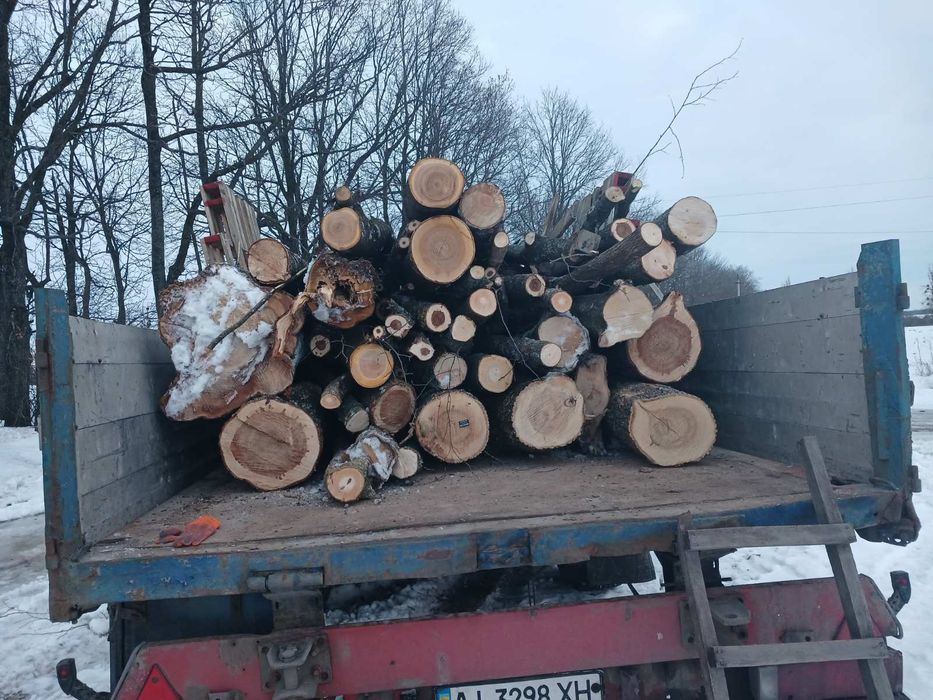 Дрова в ящиках рубані