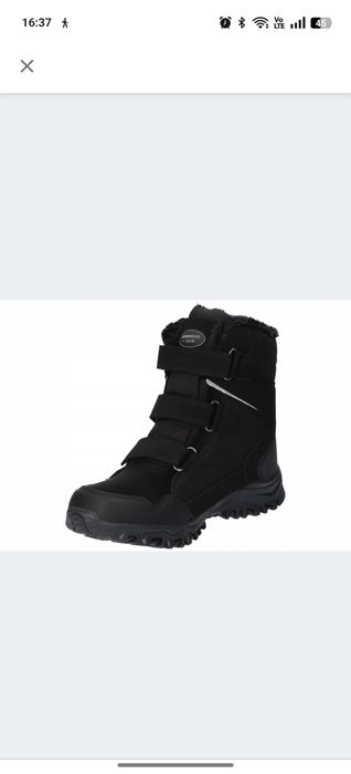 Buty zimowe śniegowce r.36