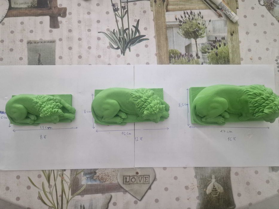 LEÃO  em 3D - SPORTING-feito em PLA