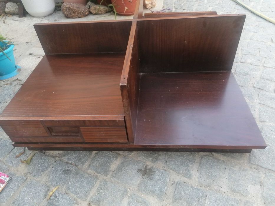 Mesa de centro, tampo de vidro