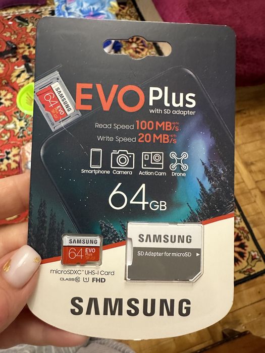 EVO Plus микро карта на 64 gb