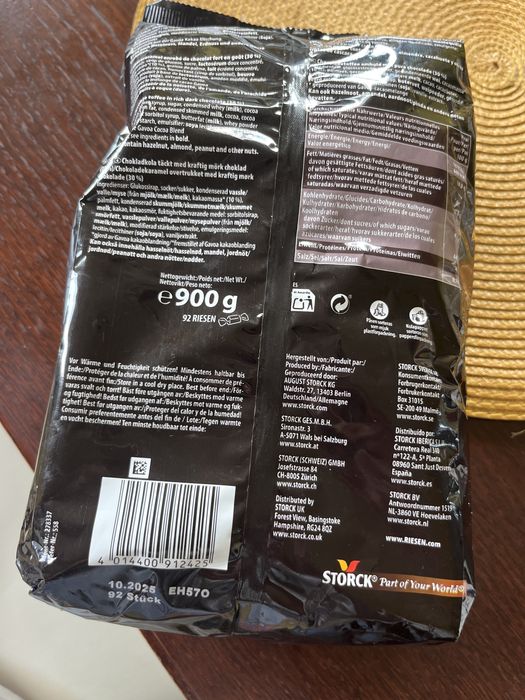Czekoladki 900g pack mega storck riesen