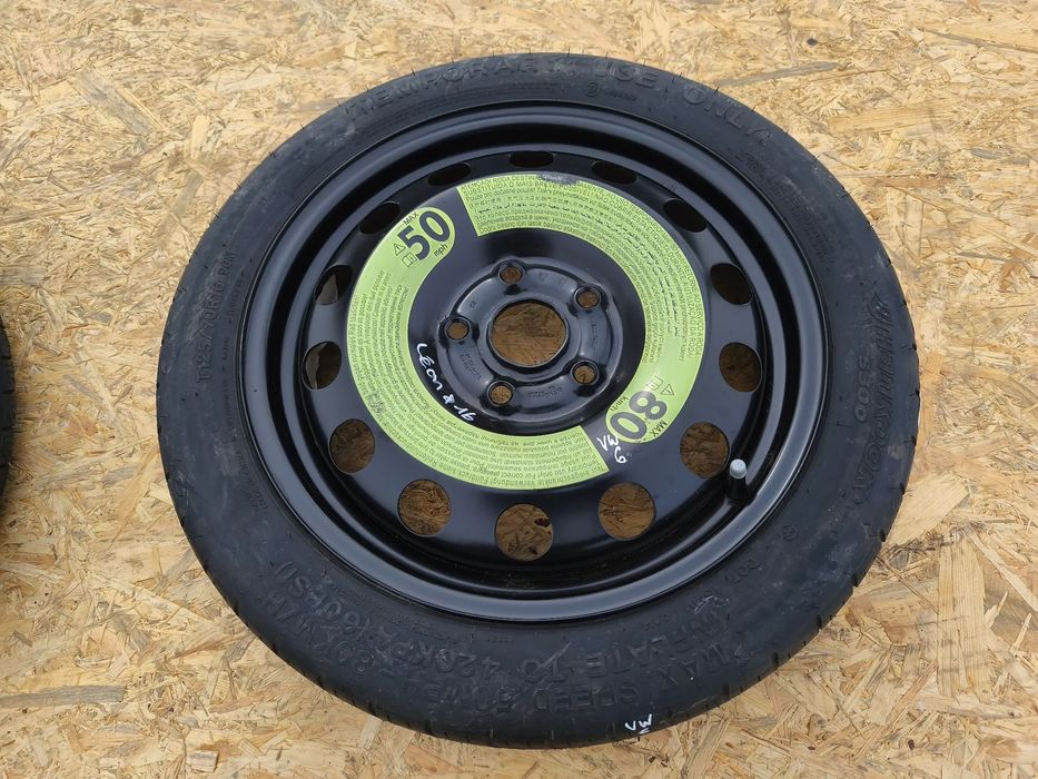 KOŁO DOJAZDOWE ZAPASOWE 16 CALI 5X112 5Q0601027BJ AUDI VOLKSWAGEN SEAT