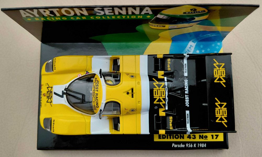 Ayrton  Senna Porsche 956 K 1984 F1 Minichamps 1:43