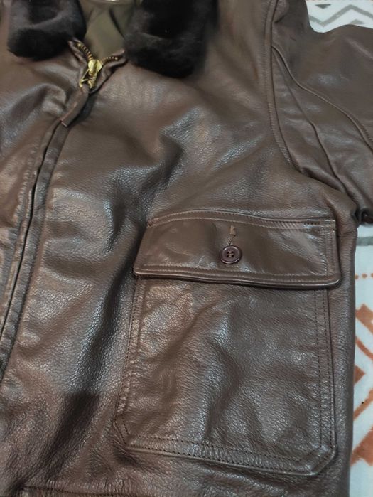 Kontraktowa Kurtka Pilota G-1 lotnicza Navy 1977 XL