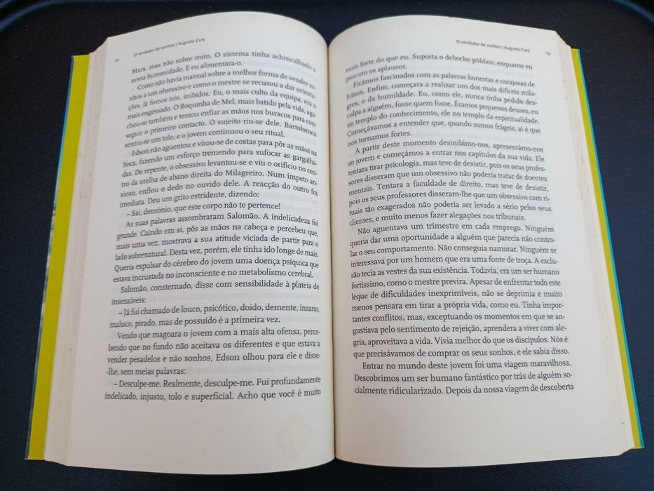 Livro "O Vendedor de Sonhos", Augusto Cury