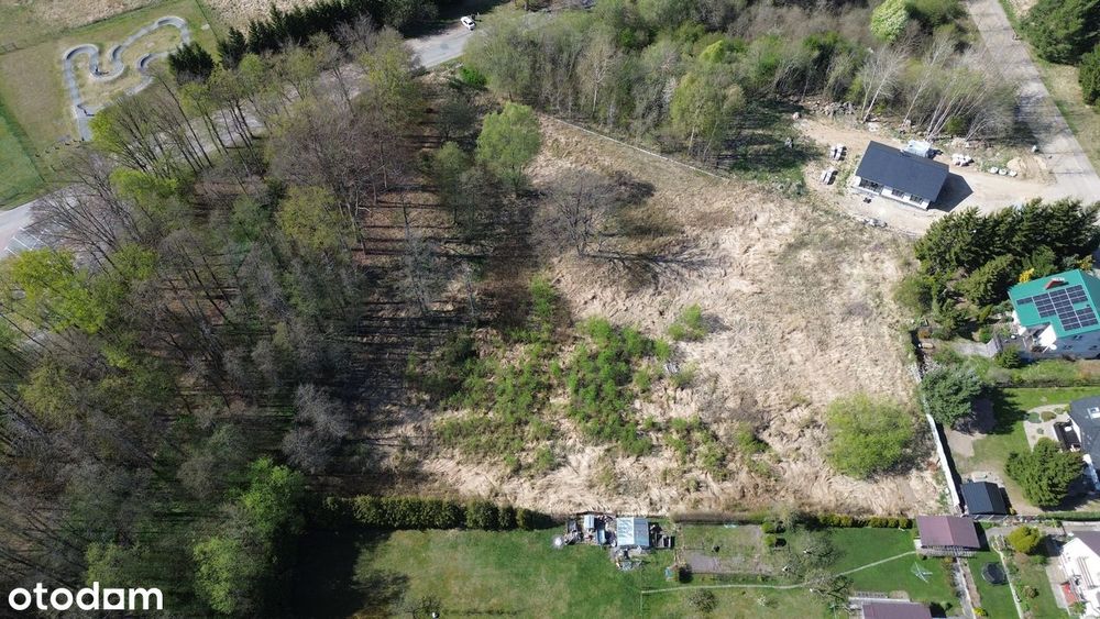 Działka 8775 m² przy Okrzei/Jeziornej – las, jezioro_MPZP_pełne MNU.
