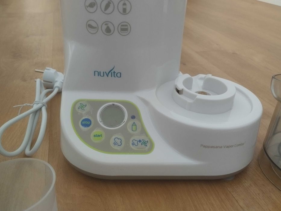 Processador de Alimentos Nuvita Pappasana | Vapor Combo 6 em 1