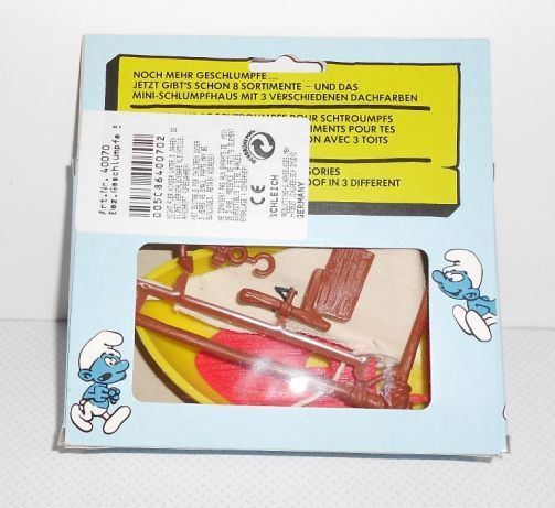Barco boneco figura PVC Smurf estrunfes - Schleich