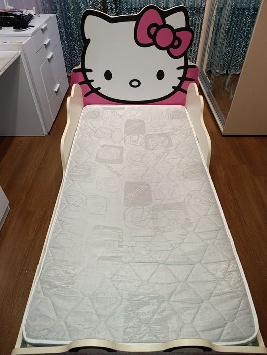 Дитяче ліжко з матрацом Хеллоу Кітті -  HELLO KITTY