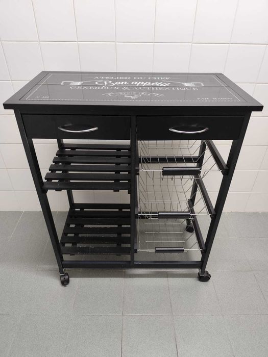 Carrinho de apoio para cozinha