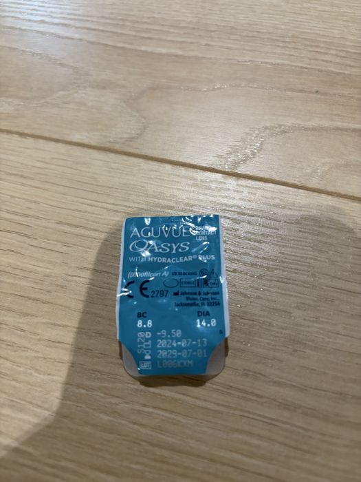 Szkło kontaktowe -9,50 Acuvue Oasys