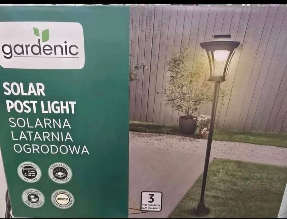 Lampa solarna nowa