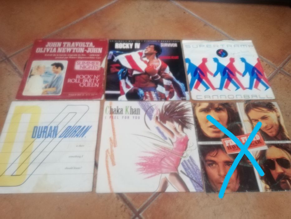 Discos vinil. 21 singles