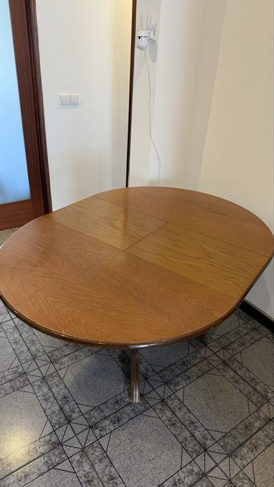 Mesa extensível redonda