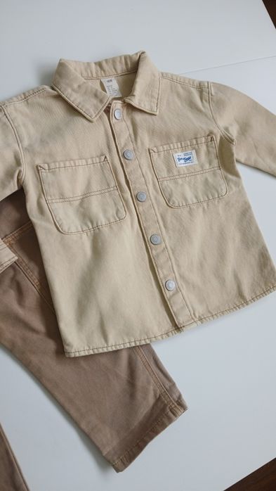 Куртка сорочка верхня джинсова h&m 98