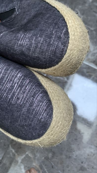 Espadryle meskie 41 sznurek szare