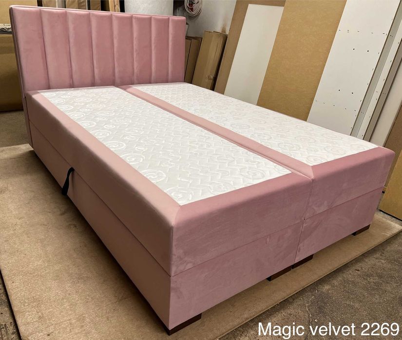 Łóżko kontynentalne KLARA 120, 140, 160, 180, 200 PRODUCENT POCKET