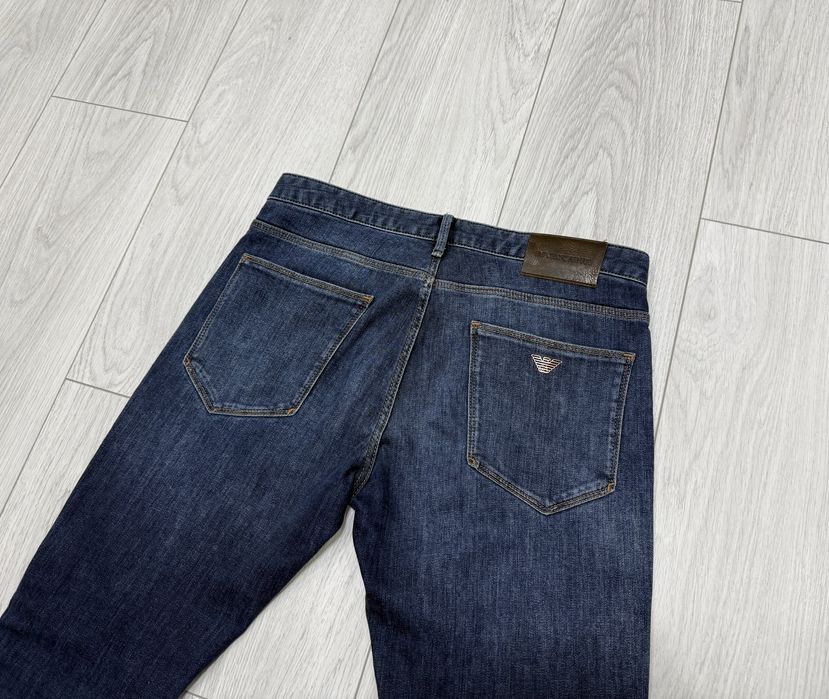 Emporio Armani джинси темно сині класичні джинсы армани AX 31/32