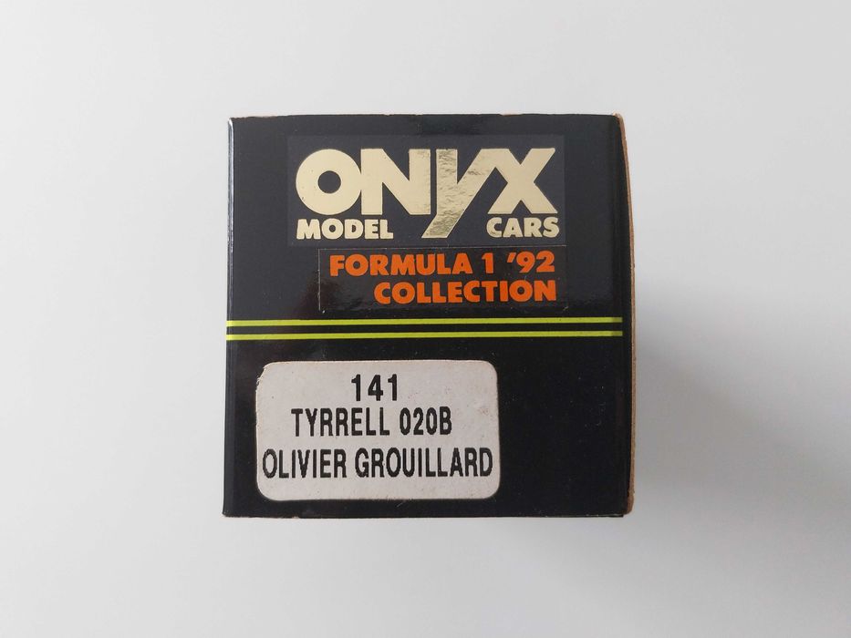 miniatura 1/43 TYRRELL 020B Olivier Grouillard (1992) | edição Onyx