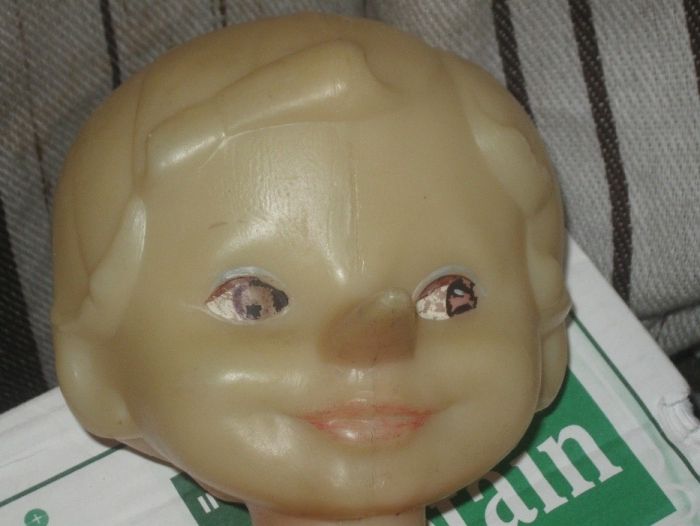 большой пластмассовый Буратино на резинках= 55см.Харьков(Салют)