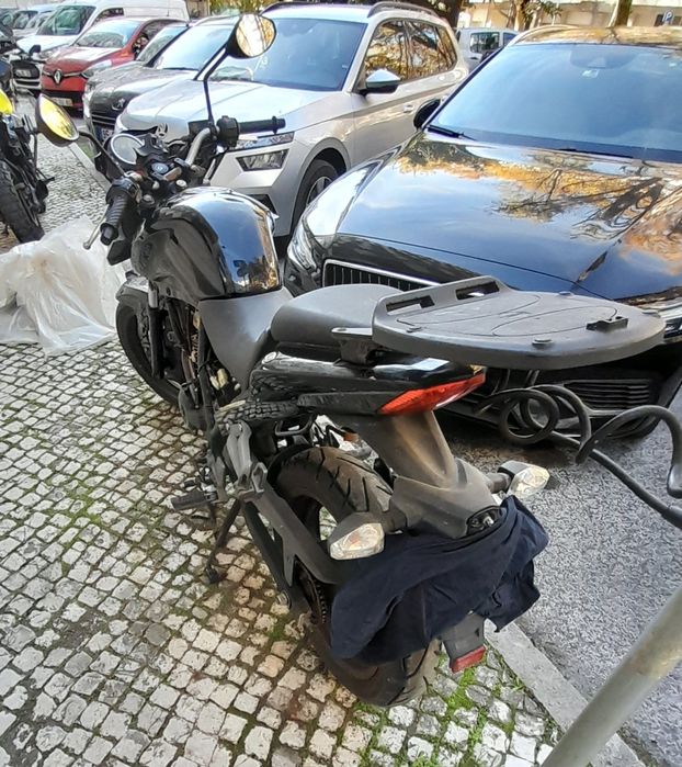 Moto Sym Wolf 125 Avariada