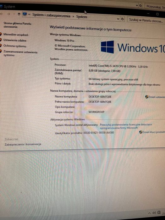 Komputer dell caly zestaw