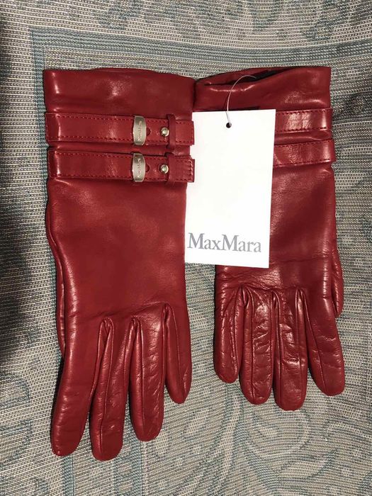 Перчатки Max Mara червоні НОВІ
