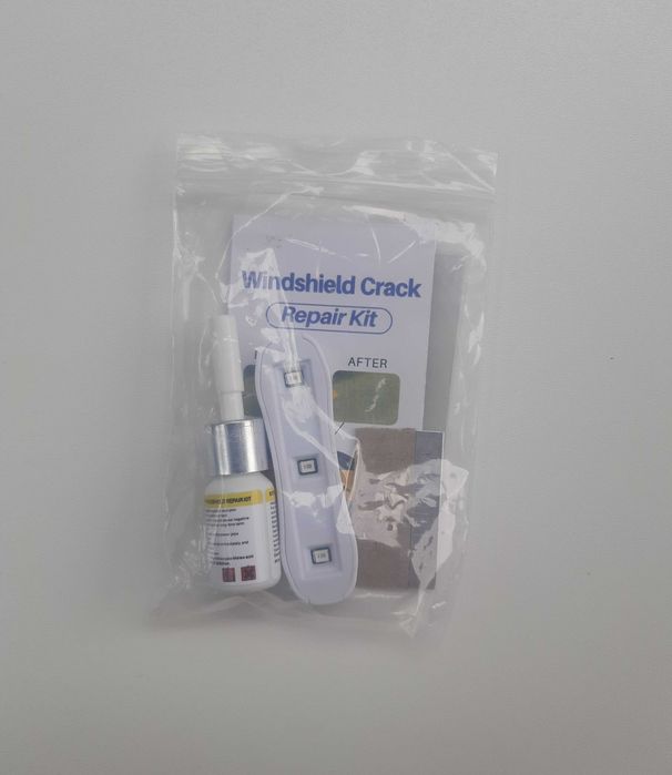 Клей для ремонта трещин лобового стекла с ультрафиолетовой лампой