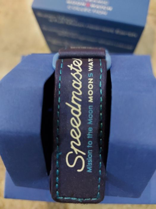 Swatch omega Super blue