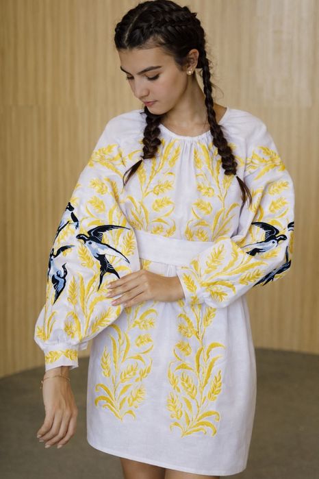 Вишиванка сукня ластівка