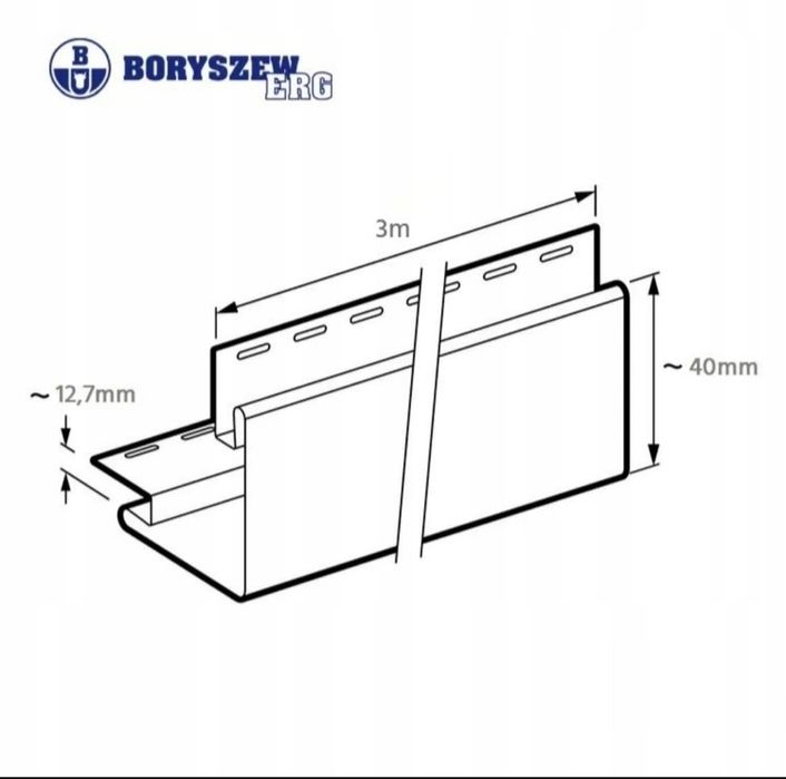 Listwa narożna  boryszew ciemny grafit, naroznik podbitka