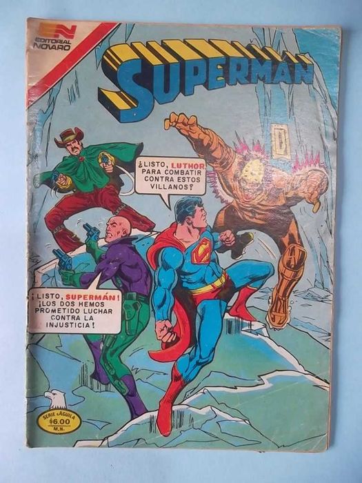 SUPERMAN - Edição MEXICANA - Várias revistas dos anos 70