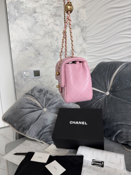 Сумка розовая Chanel