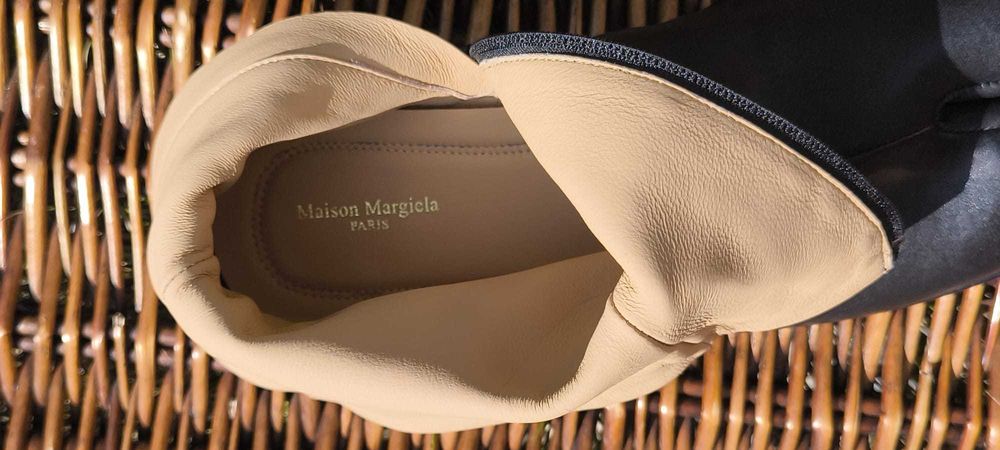 Ботинки Maison Margiela Tabi Чоботи Сапоги шкіряні Maison Margiela