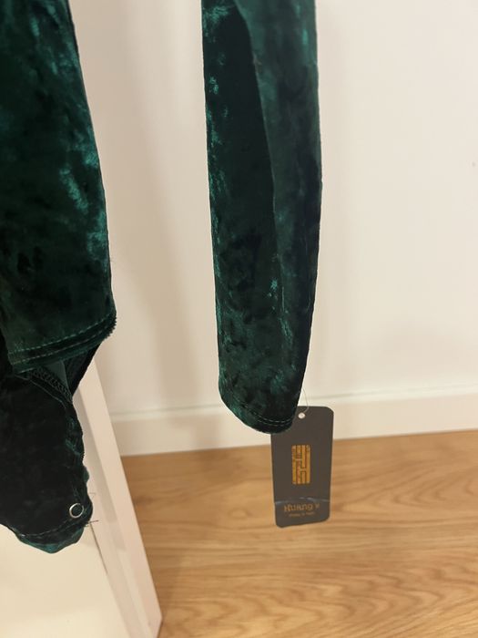 Body veludo, novo com etiqueta