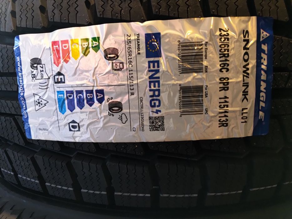 Nowe opony zimowe 235/65 R16C TRIANGLE LL01 115/113R, dostawcze