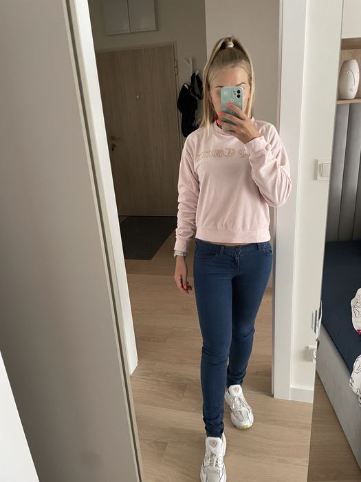 Niebieskie jeansy Pull & Bear XS, 34