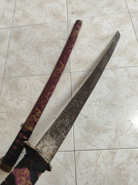 Katana réplica para restauro – excelente projeto