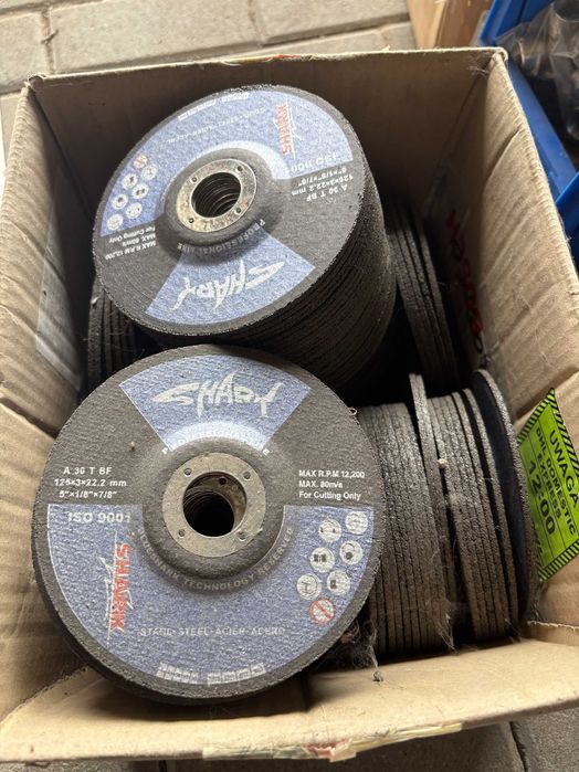 Tarcze tnące Shark Professional 125x3.0mm – 130 sztuk | Hurt