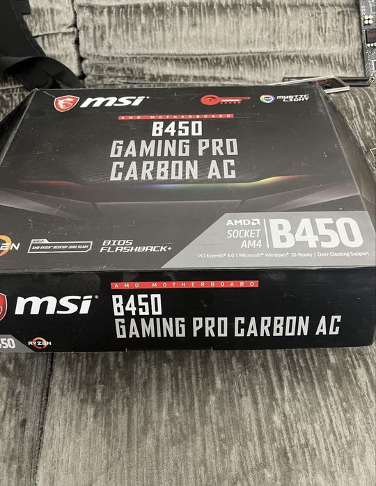 Материнська плата MSI B450 GAMING PRO CARBON AC