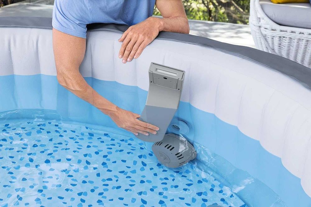 SaluSpa Cascata 7 cores alternadas LED para relaxar compatível com Bestway - Novo na caixa