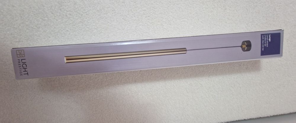 Złota lampa wisząca