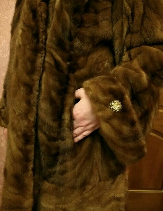 52-56р. Манто норкова шуба норка