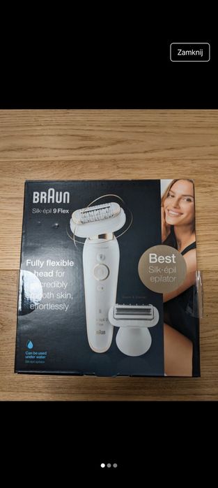 Depilator silk epil 9 nowy