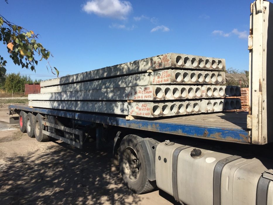 Панелі перекриття пустотні, Плиты перекрытия ПК / ПБ, Плити перекриття