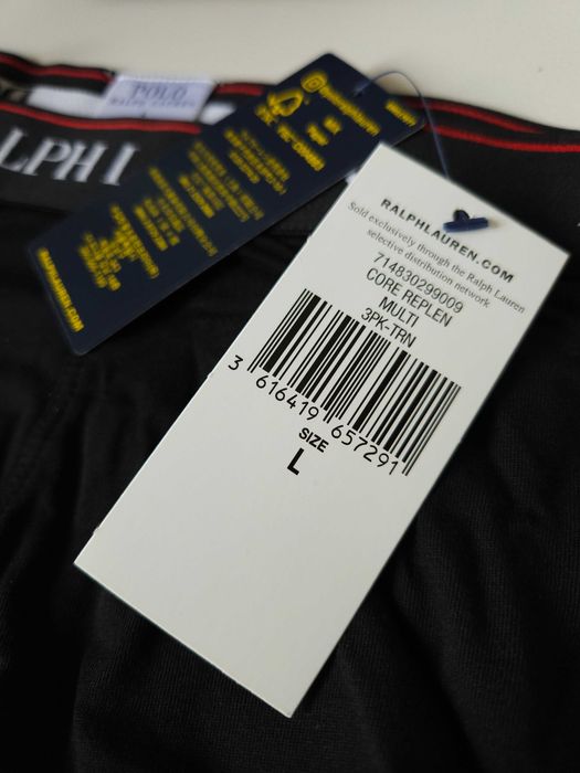 Набір чоловічих трусів polo ralph lauren оригінал, боксери polo 3 шт