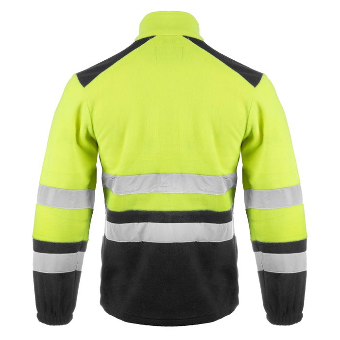 Polar roboczy fluorescencyjny z pasami odblaskowymi WIOSNA / JESIEŃ